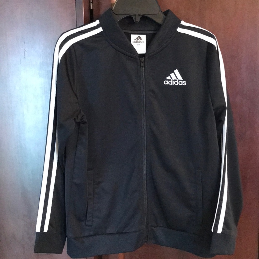 adidas Black and White Kids Jacket